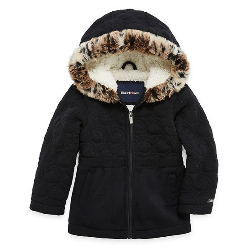 Limited Too Fleece Hooded Jacket Toddler Girl 2T